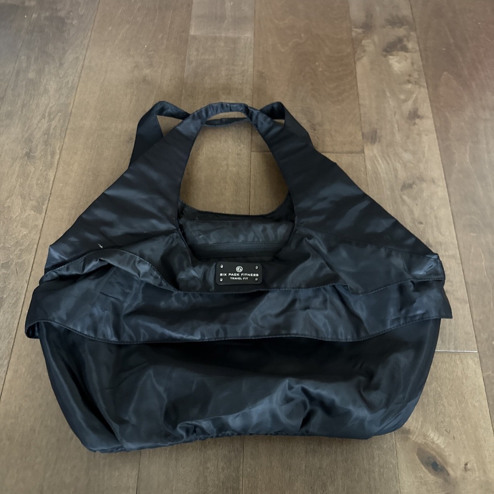 Black Foldable Nylon Tote Backpack by Marc by Marc Jacobs
